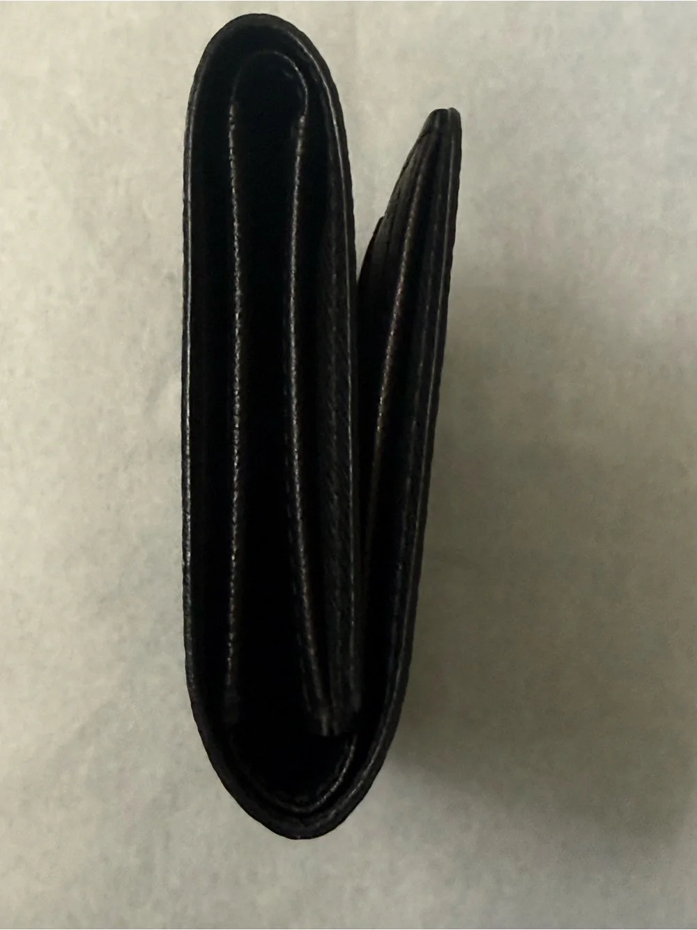 Louis Vuitton Men’s Black Damier Graphite Trifold Wallet